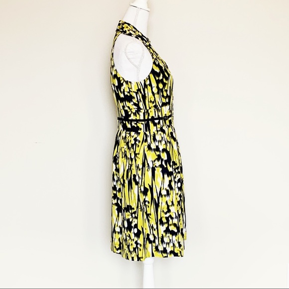 ANTONIO MELANI Silk/Linen Halter Shirtdress Size 6 - Picture 2 of 8